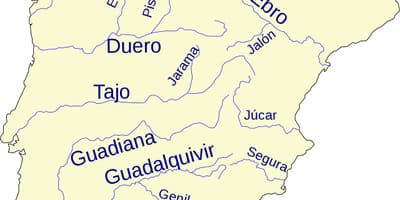 Spanien-Fluss-Diagramm