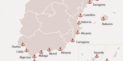 Fährhäfen in Spanien anzeigen